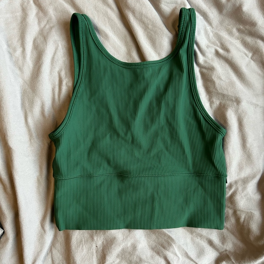 Lululemon power pivot tank green